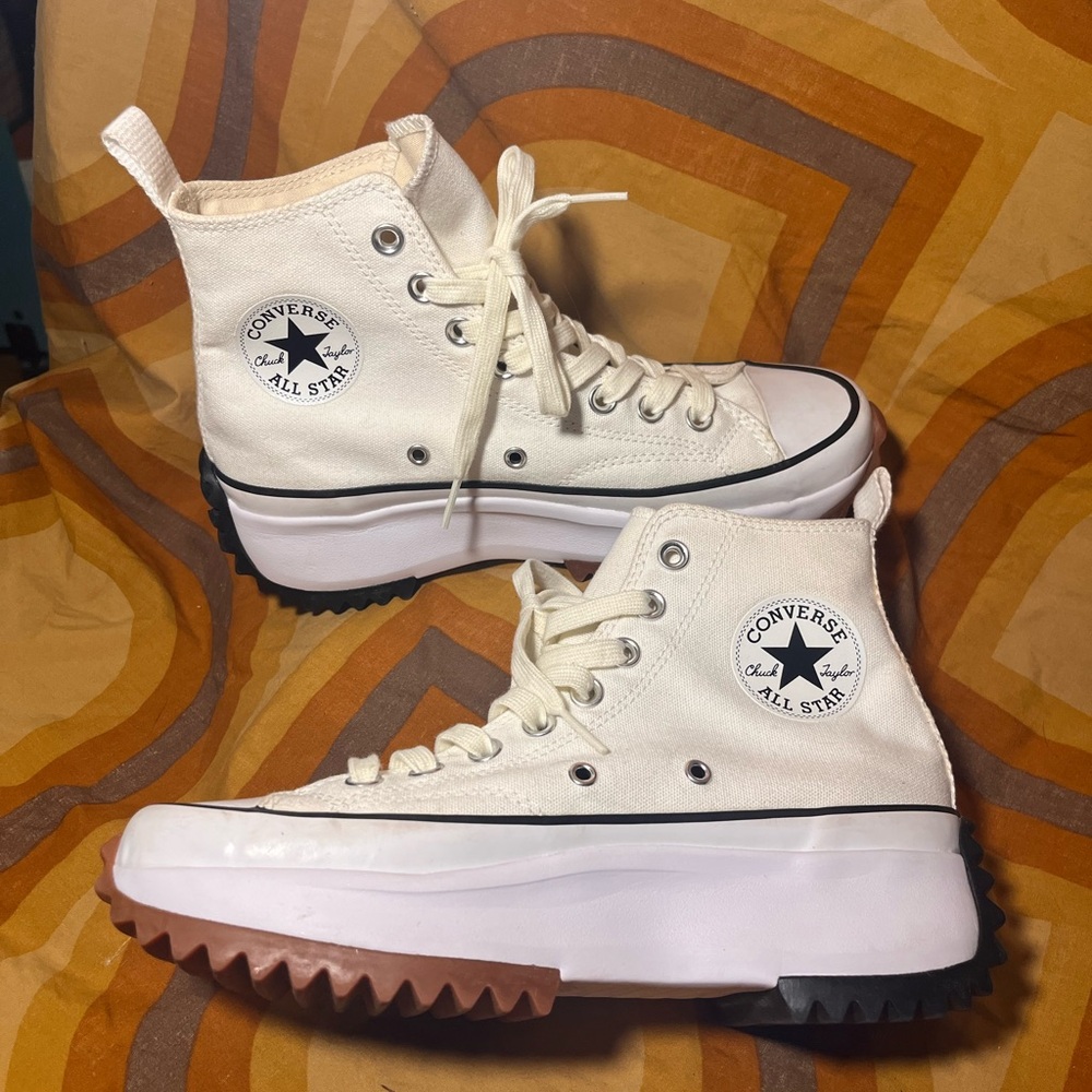 Converse run star hike platform unisex womens size 8 men’s size 6.5